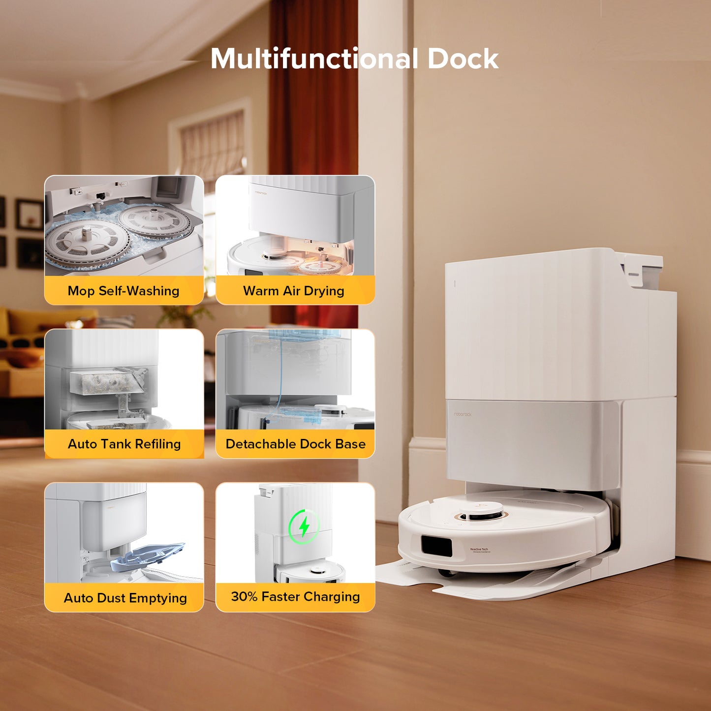 Roborock Qrevo C Vacuum Cleaner White
