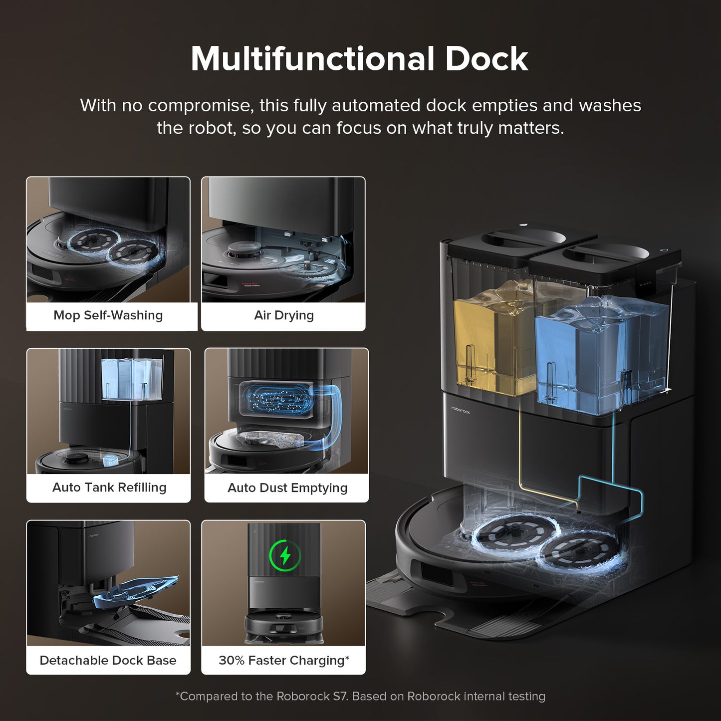Roborock Qrevo L Robot Vacuum with Multifunctional Dock