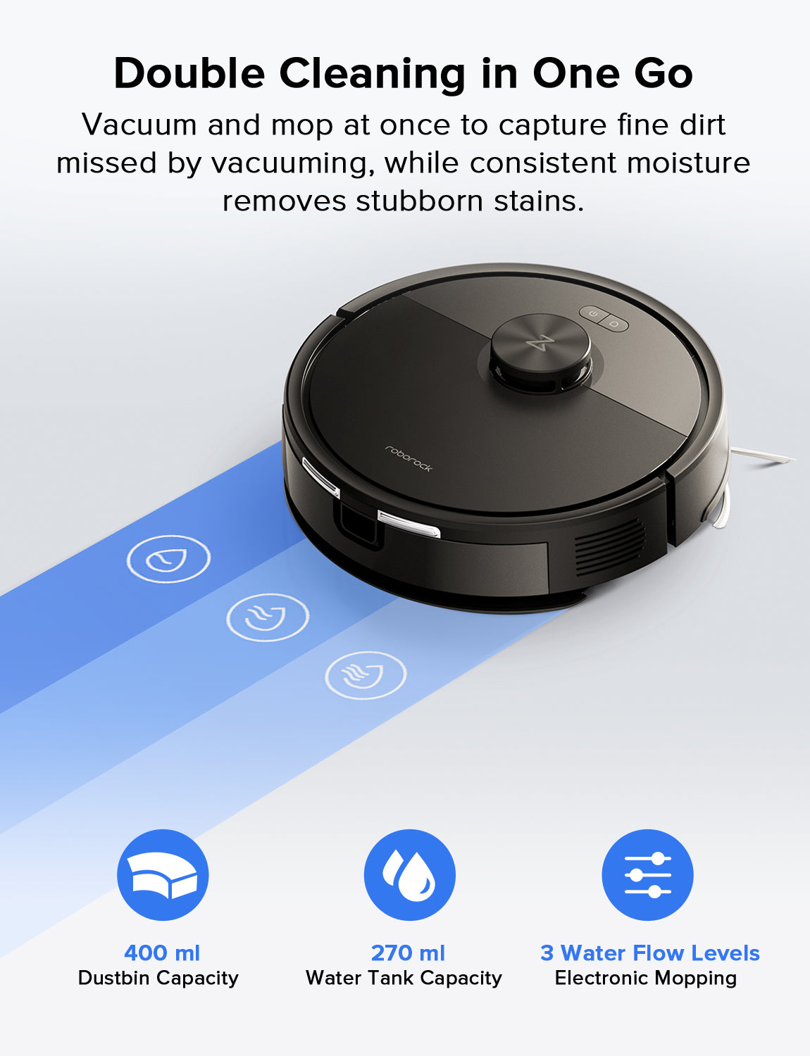 Roborock Q7B Robotic Vacuum with 8000Pa Suction Power