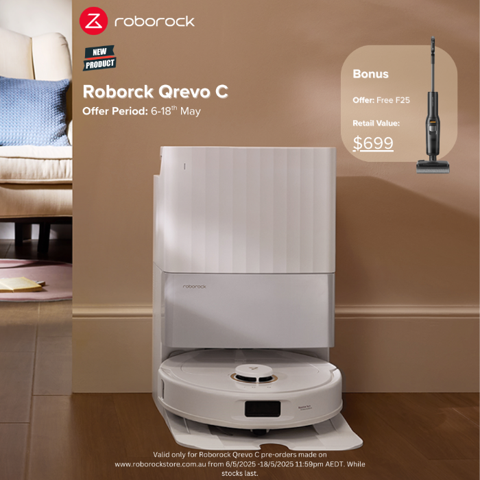 Roborock Qrevo C Vacuum Cleaner White