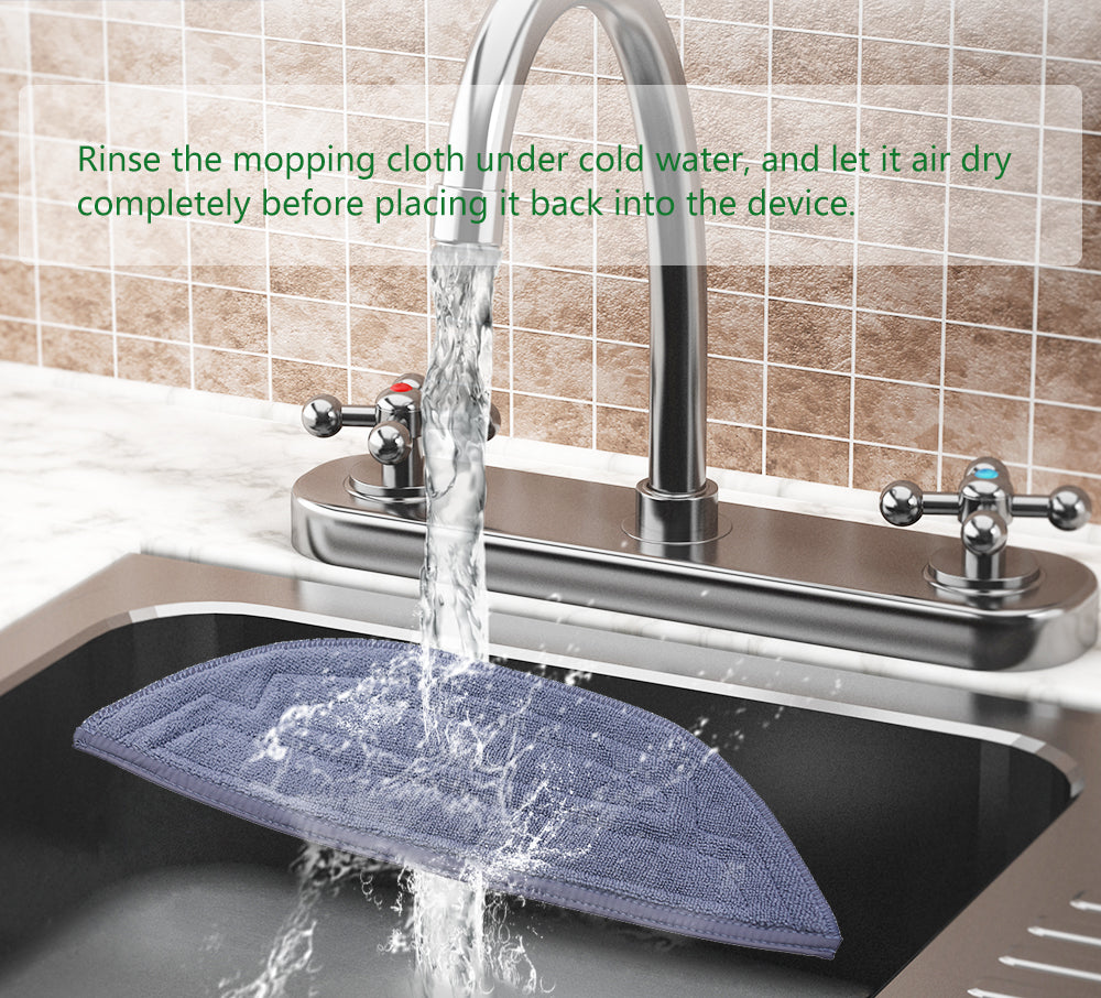 Double VibraRise 2.0 Mop Cloth (5pcs/box) for Roborock S8 MaxV Ultra