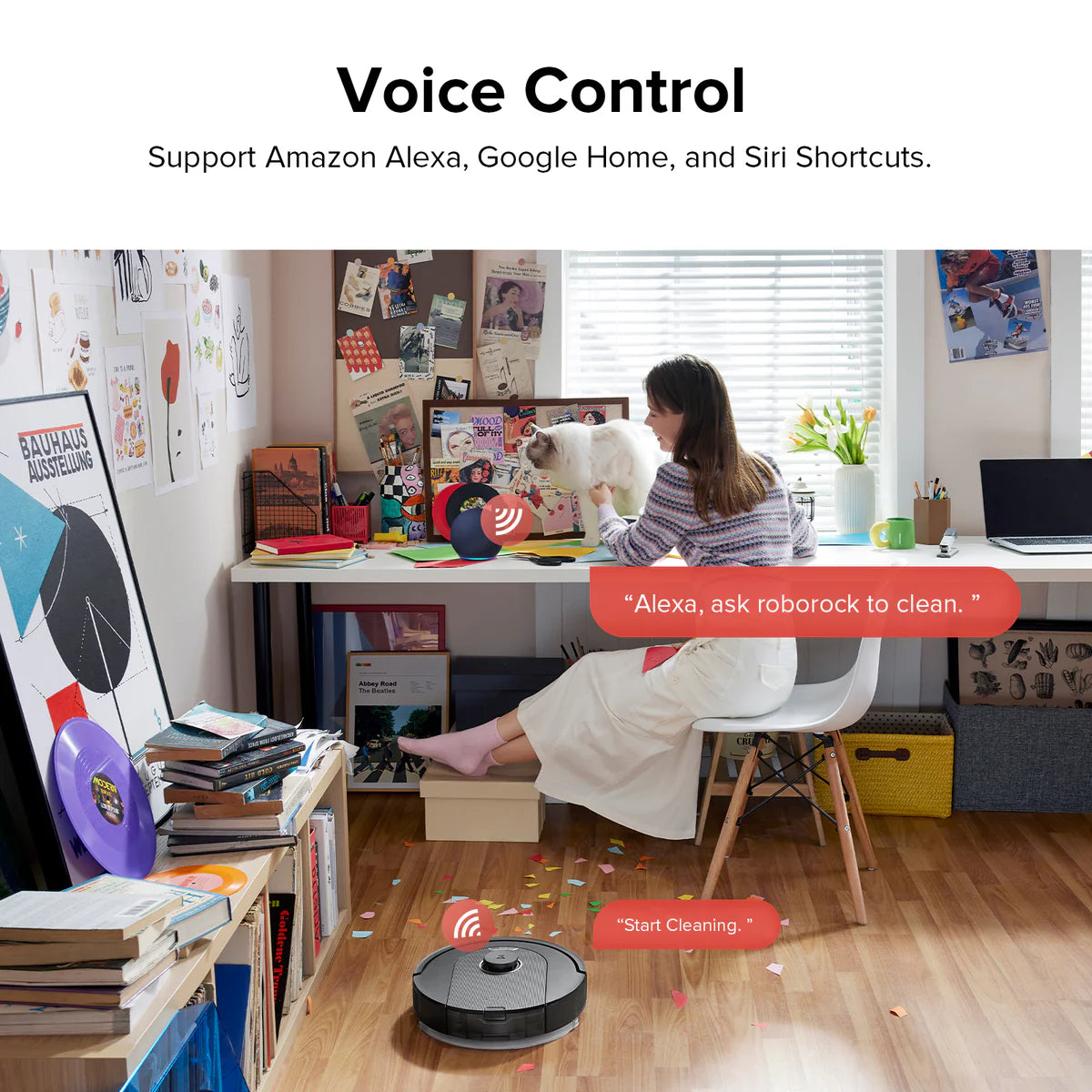 Roborock Q5 Pro+ Robotic Vacuum and Mop with Auto-Empty Dock