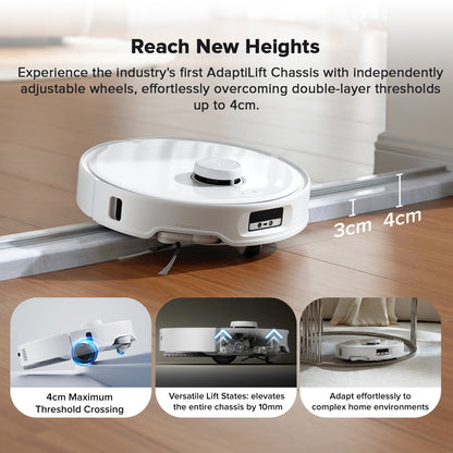 Roborock Qrevo Curv Robot Vacuum with Multifunctional Dock 3.0