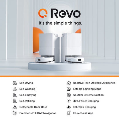 Roborock Q Revo Robotic Vacuum with Multifunctional Dock