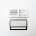 Washable Dust Bin Filter White (2pcs/Box) for Roborock Qrevo MaxV