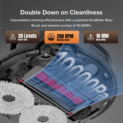 Certified Refurbished Qrevo Master  (Excellent Condition/Minor Scratched) - Black-Roborock