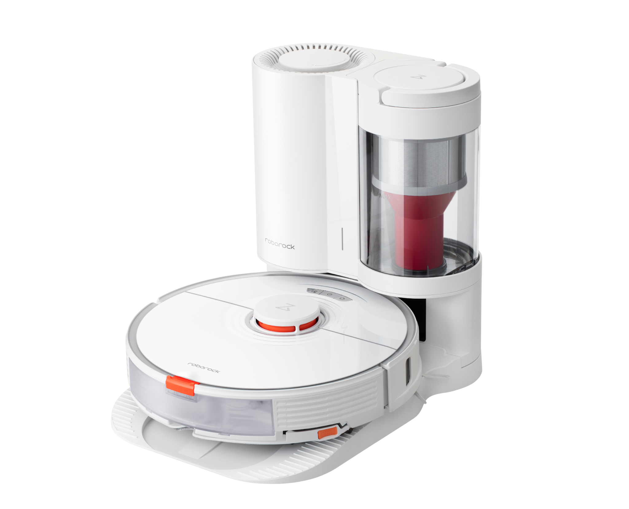 Roborock S7 White Robotic Vacuum and Mop Cleaner