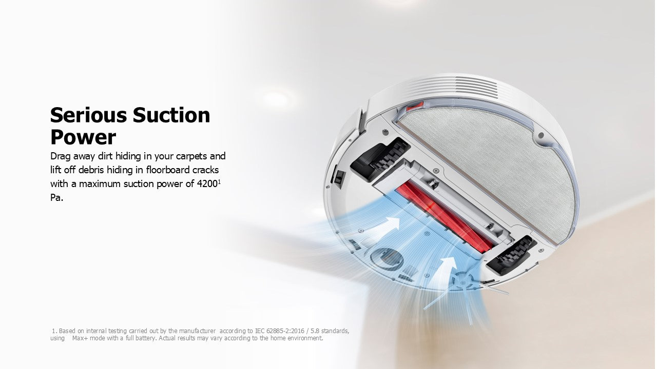 Certified Refurbished Q7 Max Plus (Excellent Condition/Minor Scratched) White- Roborock